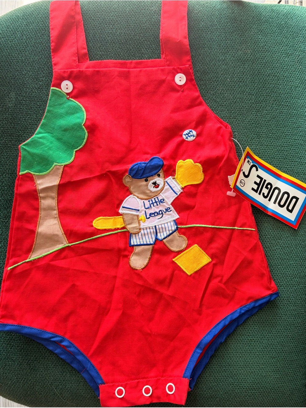 Vintage Baseball Onesie